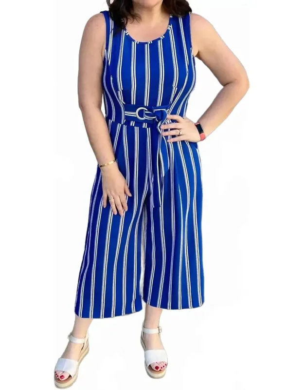 Stripe Jumpsuit