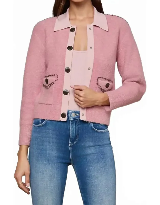 Poetry Stitch Crop Cardigan