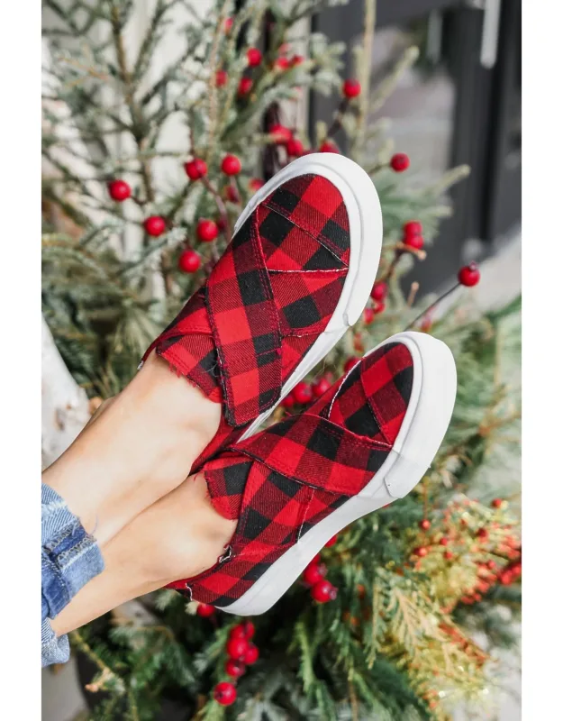 Buffalo Plaid Sneakers