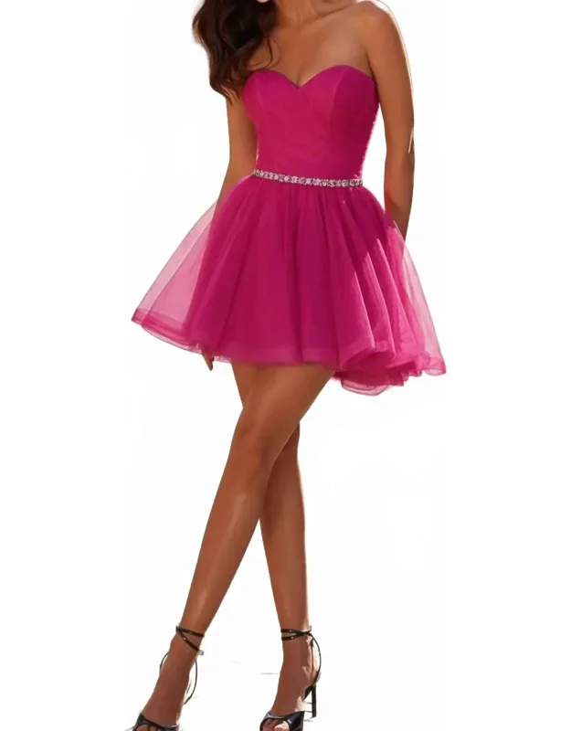 Flared Homecoming Dress