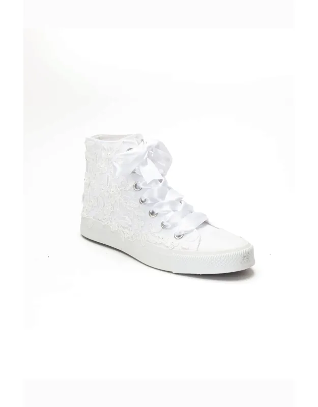 Isolde Lace High Top Sneaker