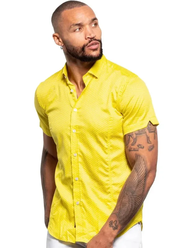 Polka Dot Short Sleeve Shirt