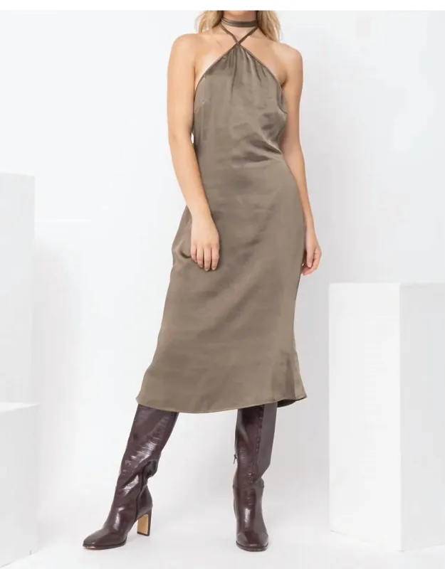 Satin Slip Dress