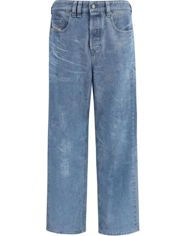 Cotton Straight-leg Jeans