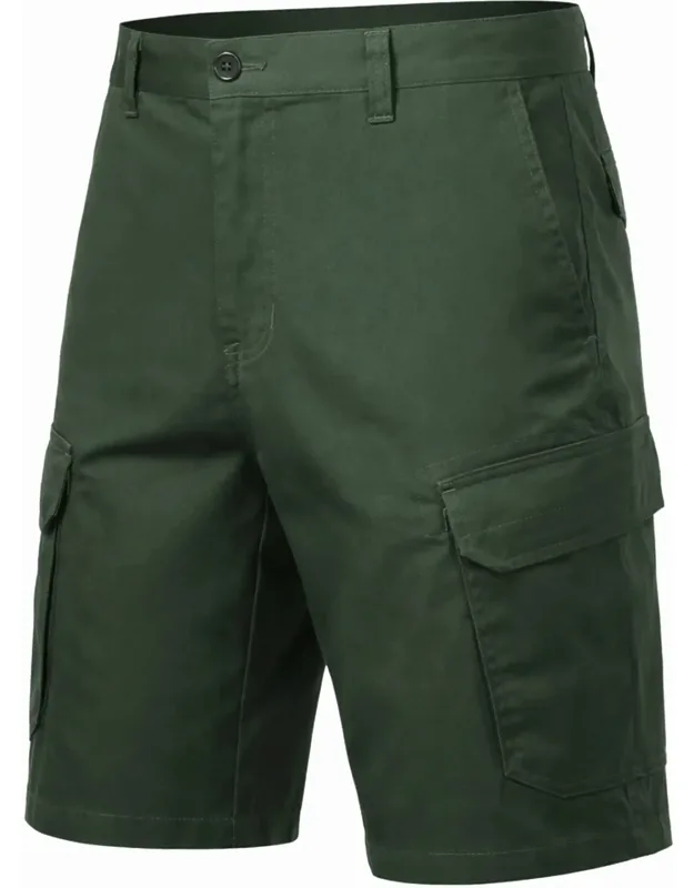 Blu Rock Cotton Flex-stretch Cargo Shorts With Practical Storage And Comfortable Fit