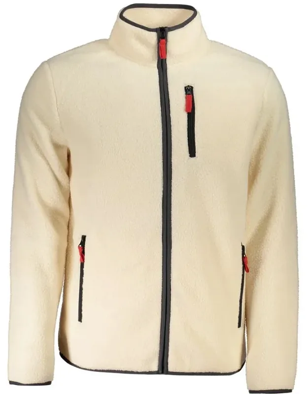 Polyester Sweater With Multiple Pockets