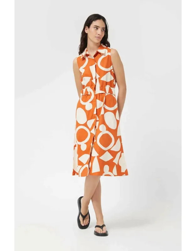 Geometric Midi Dress