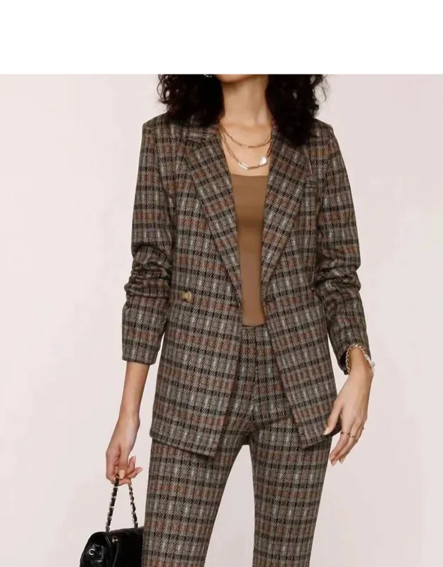 Plaid Blazer