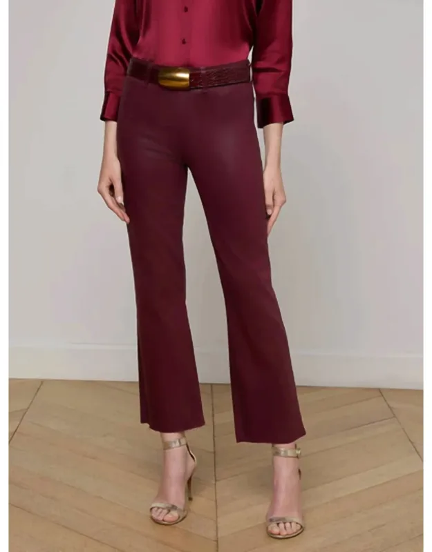 Kendra High Rise Cropped Flare Jeans