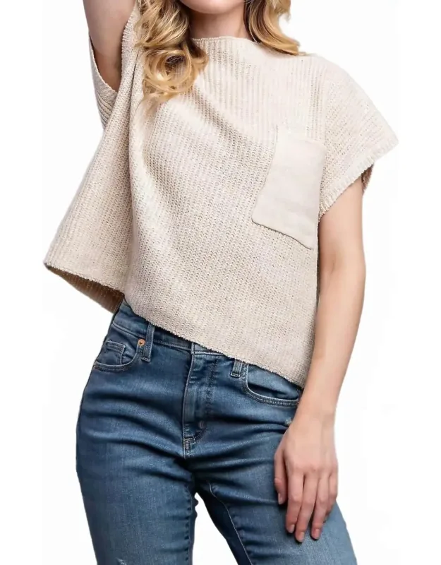 Devils Tower Western Ribbed Sweater Top