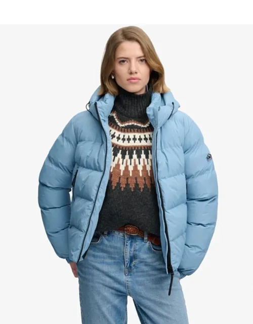 Hooded Sports Puffer Jacket