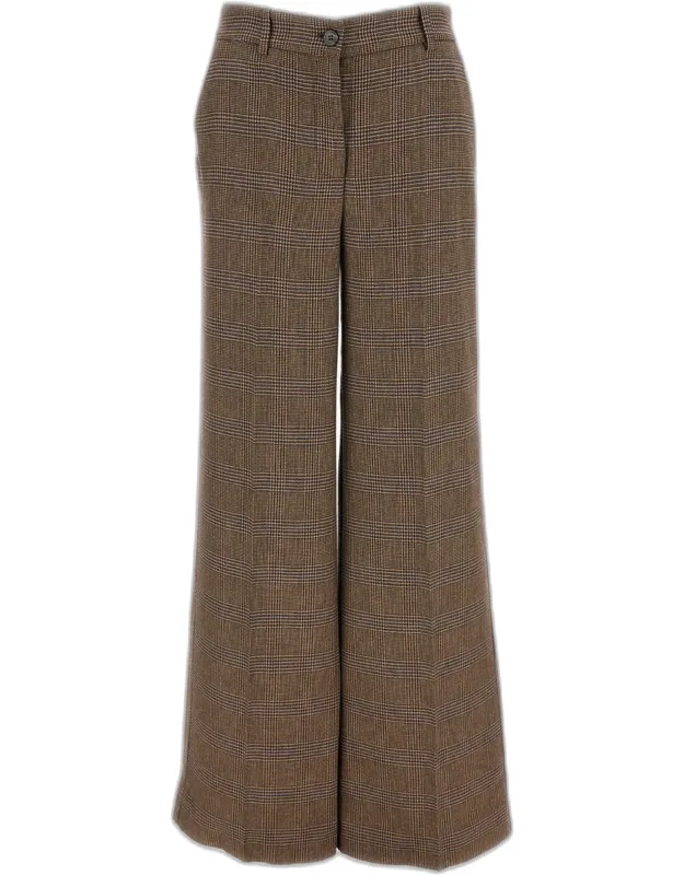 Wool-blend Pants