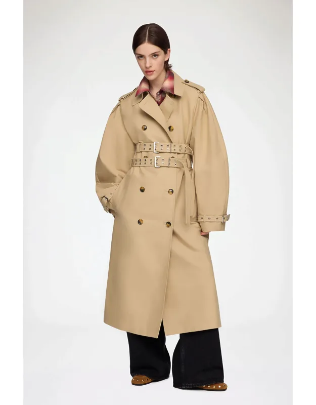 Warm Sand Trench Coat