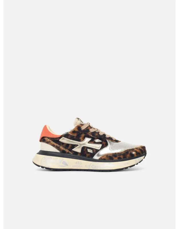 Leopard Print Pony Blend Sneakers