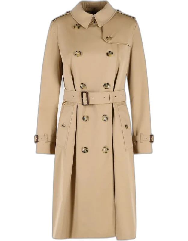 Long 'kensington' Cotton Trench Coat