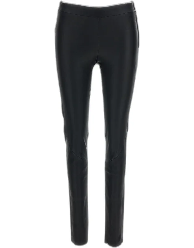 Stretch Leather Leggings