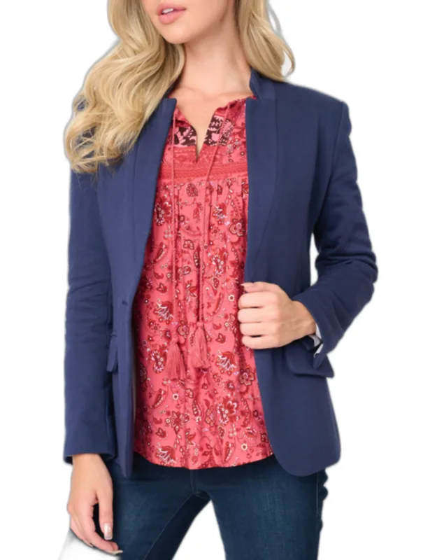 Notch Collar Blazer