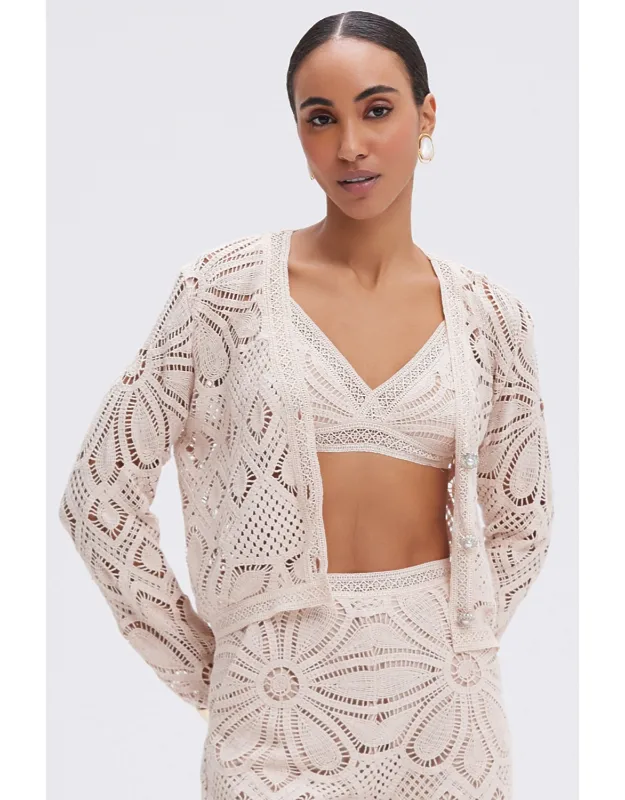 Flower Crochet Jacket