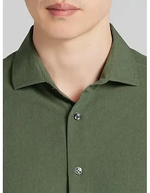 Modern Fit 4-way Stretch Button Up Shirt