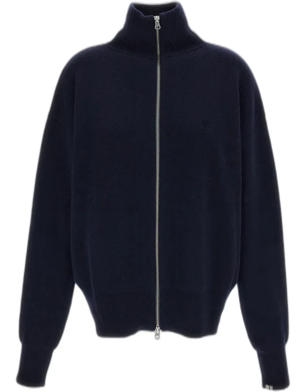 Sporty Cardigan With Zip