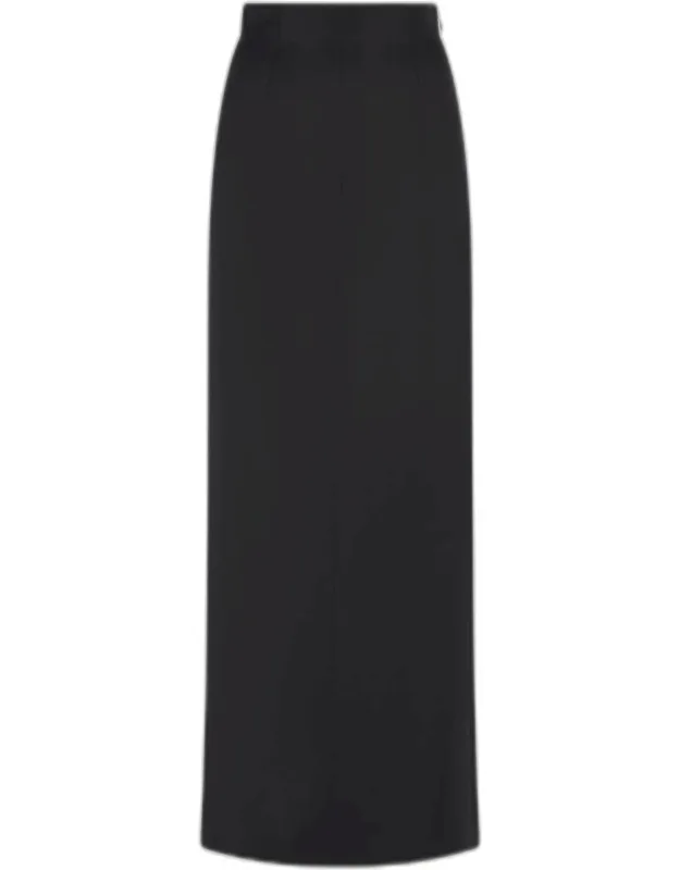 Virgin Wool Maxi Trouser Skirt