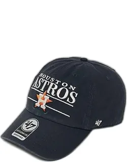 Houston Astros Mlb Team Name & Logo Clean Up Strapback Hat