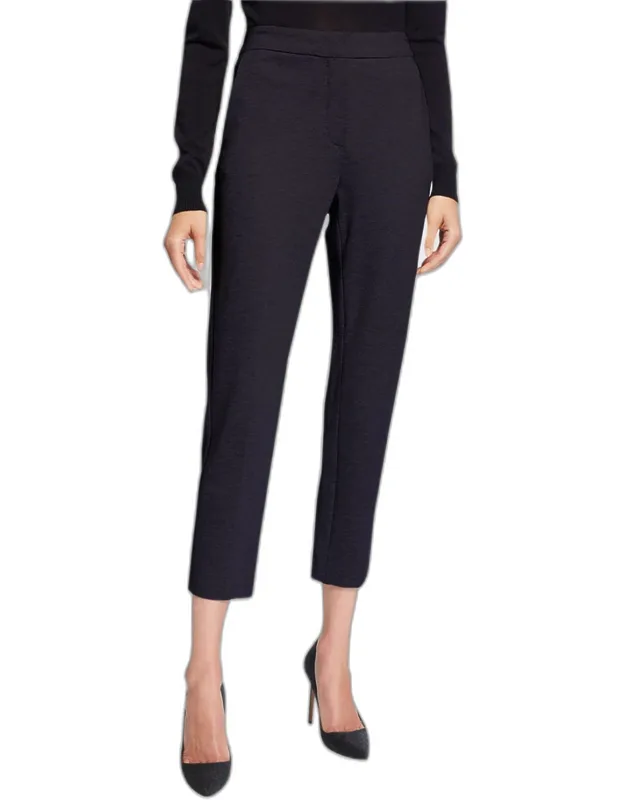Zip-front Pants