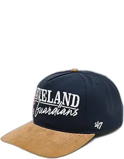 Cleveland Guardians Mlb Scribe Line Hitch Snapback Hat