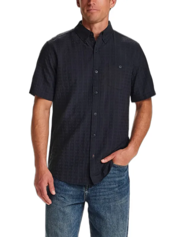 Weatherproof Traditional Fit Short Sleeve Button Up Shirt