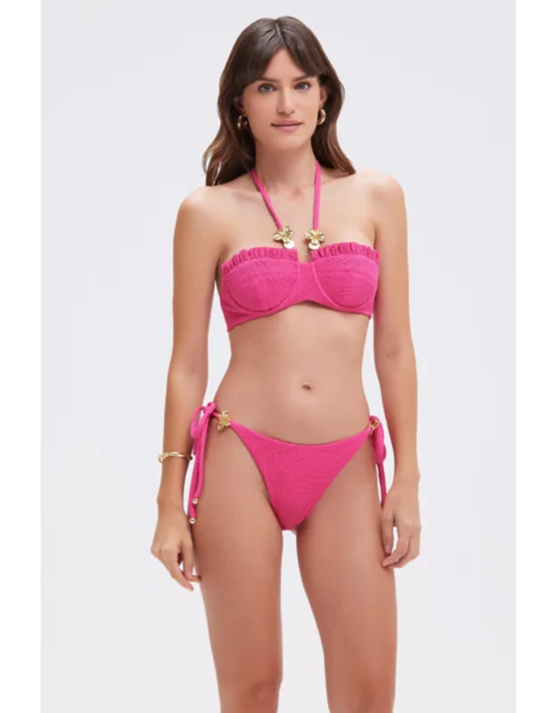 Breeze Jacquard String Bikini Bottom