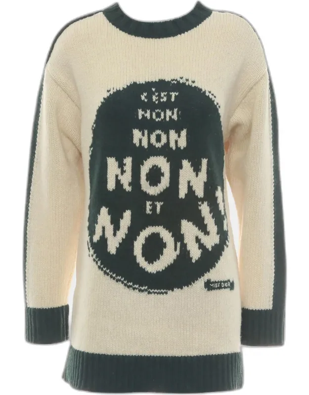 "c'est Non Non Non Et Non!" Knit Sweater