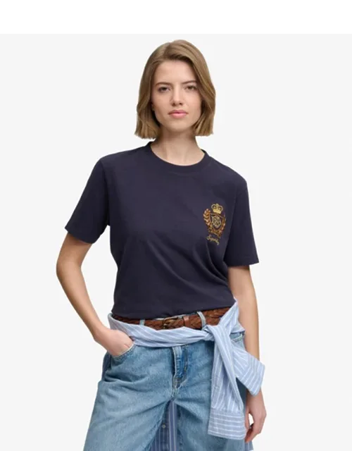 Crest Embellished T-shirt