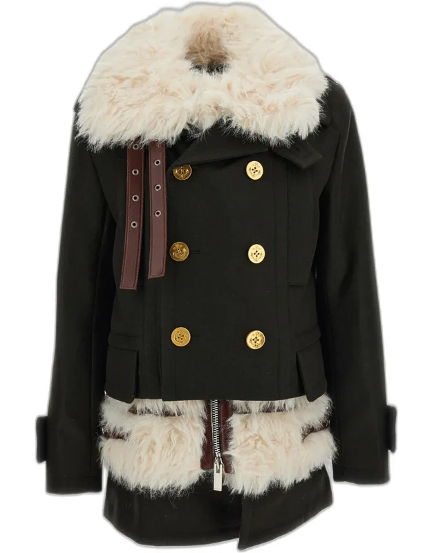Melton Wool Coat