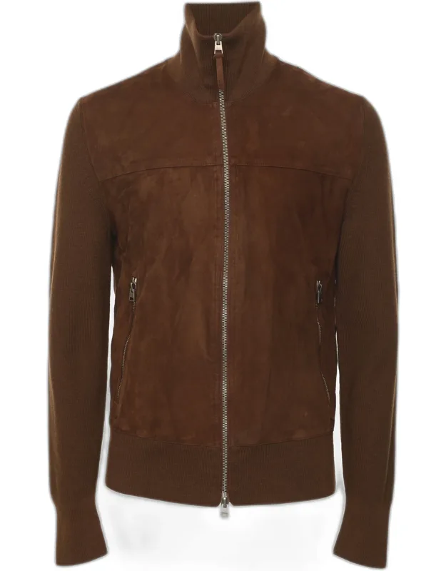 Suede And Knit Jacket