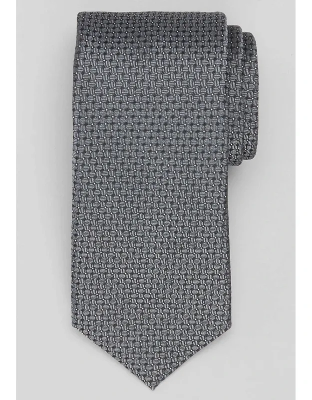 Connected Ribbed Dots Tie