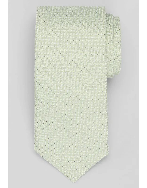 Connected Ribbed Dots Tie