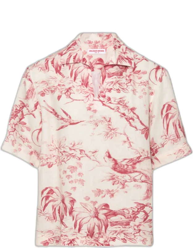 Printed Linen Shirt