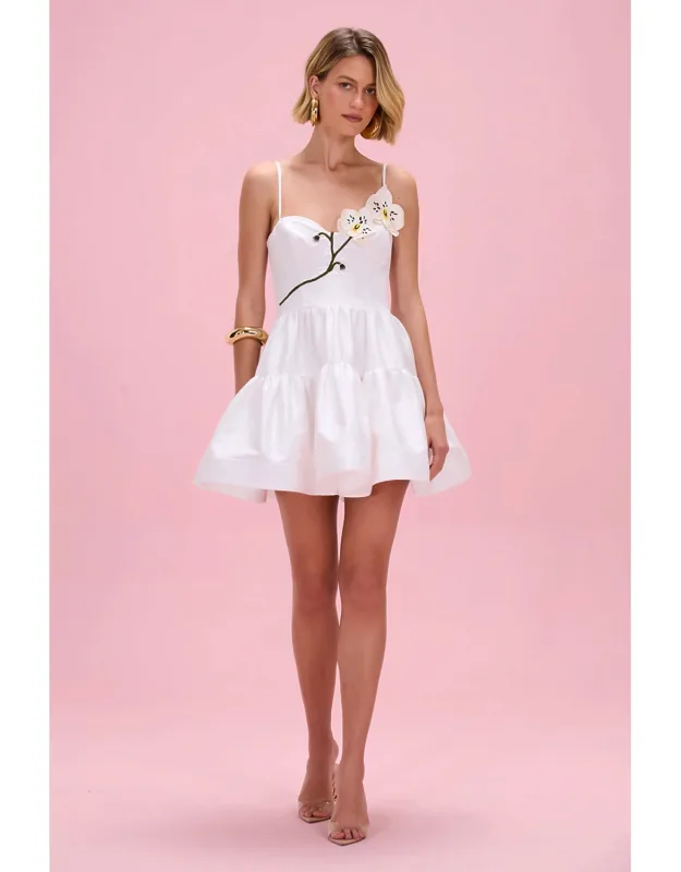 Blossom Poplin Orchid Mini Dress