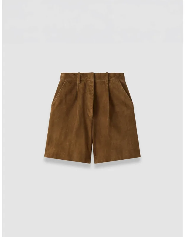Suze Light Suede Shorts