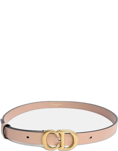Saddle Leather Gold Buckle Belt