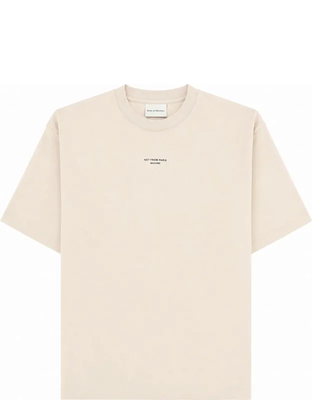Drôle De Monsieur T-shirt "slogan"