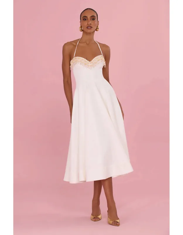 Meadow Linen Midi Dress