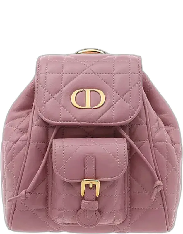 Caro Small Macro Cannage Lambskin Backpack