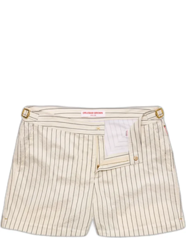 Seersucker Stripe Swim Shorts