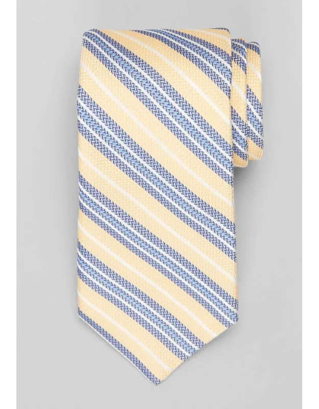 Traveler Regular Width New Stripe Silk Tie