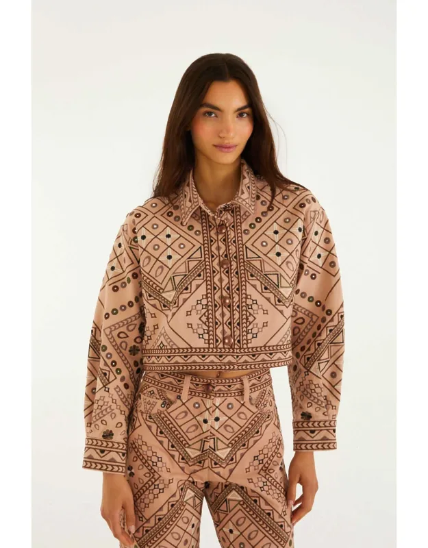 Cosmopolitan Collared Crop Jacket