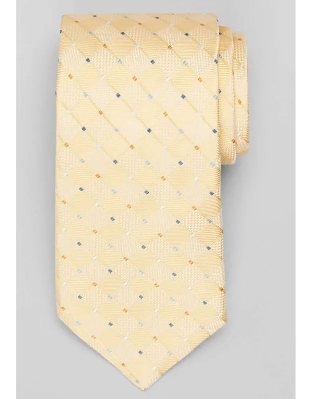 Traveler Collection Multi-texture Grid Tie