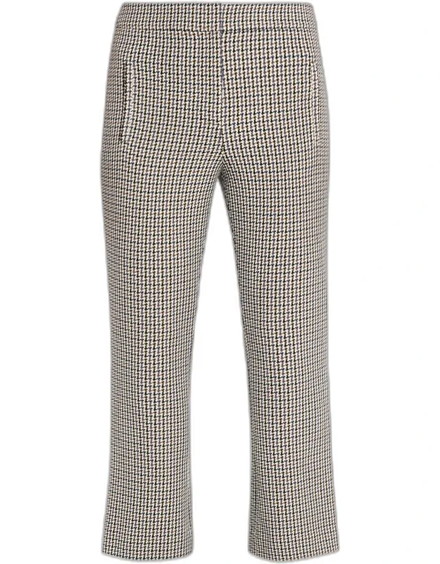 Check Plaid Kick-flare Pants