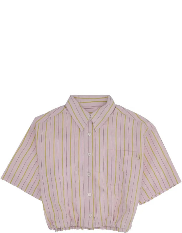 Cropped Striped Shirt
