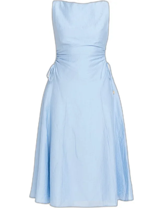 Satin Midi Dress